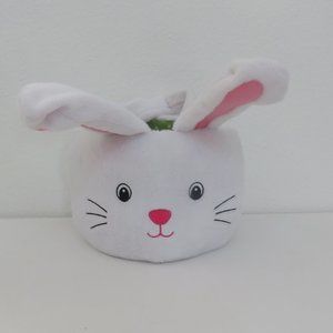 NWT Cottondale White Bunny 6" Easter Plush Basket